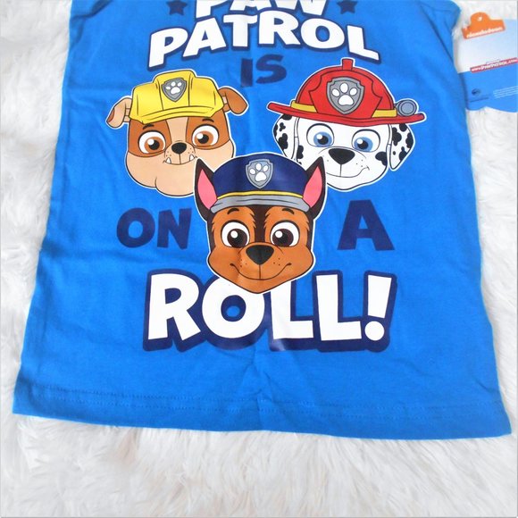 Nickelodeon Paw Patrol Tank Top Blue Boys Size 6 - Picture 7 of 12